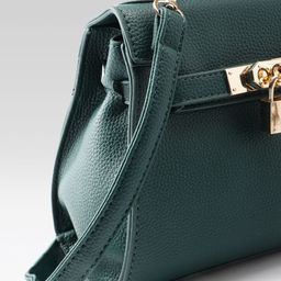 Mast & Harbour Textured Structured Satchel image 4