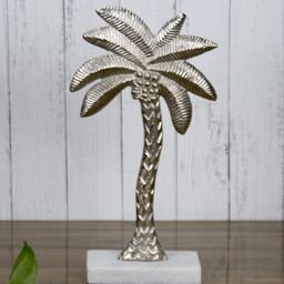 Maison Modern Silver-Toned Palm Tree Sculpture Showpiece-image-63