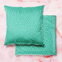 ArtzFolio Multicoloured Set of 2 Square Cushion Covers-18