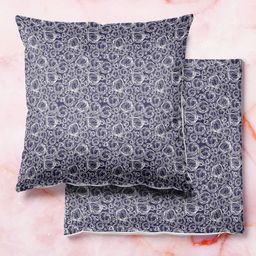 ArtzFolio Multicoloured Set of 2 Square Cushion Covers-image-43