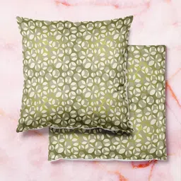 ArtzFolio Multicoloured Set of 2 Square Cushion Covers-12