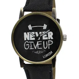 LOREM Men Printed Dial & Straps Analogue Watch LR27-A image 2