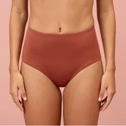 Nykd by Nykaa Shaping Mesh Full Brief Panty - NYP207 Rust-picture-8