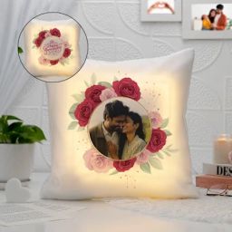 Happy Anniversary Personalized LED Cushion-image-5