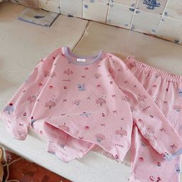 FOREVER FRIDAY Girls Printed T-shirt with Trousers-picture-34