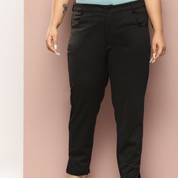 Sztori Women Plus Size Regular Fit Trousers-image-63