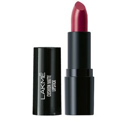 Lakme Cushion Matte Lipstick with French Rose Oil - Plum Obsession CM2-6