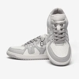 The Souled Store Men Colourblocked Round Toe Lightweight Sneakers-image-8