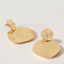 Accessorize Gold-Plated Circular Drop Earrings-18