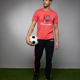 Celio Men Coral FIFA WC'22 Printed Cotton T-shirt-image-78