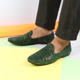 FAUSTO Men Printed Lightweight Velvet Mojaris-picture-31