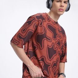 glitchez Lo-Fi Hype Printed Drop-Shoulder Sleeves T-shirt-image-37