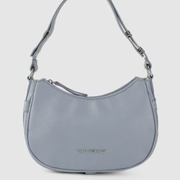 Lino Perros Women Grey Solid Structured Baguette Bag-48