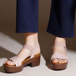 Inc 5 Womens Peach Casual Open toe Platform Heel Sandals-35