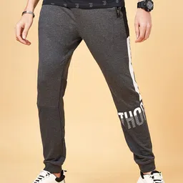 SF JEANS Pantaloons Men Mid-Rise Thor Printed Joggers-image-62
