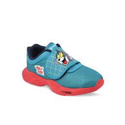 Campus Unisex Kids Turquoise Blue Mesh Running Shoes-25
