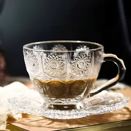 The Better Home Grey Glass Core Set of Cups and Mugs-28
