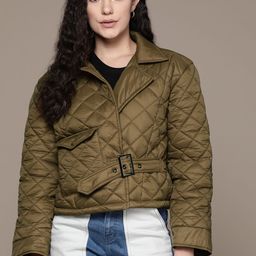The Roadster Lifestyle Co. Lapel Collar Quilted Jacket-picture-0