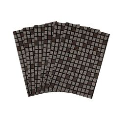 Saral Home Set Of 6 Grey & Black Printed Rectangular Table Placemats image 2