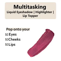 LAVENZA Color Pop Liquid Eyeshadow 3.5 ml - Berry Plum image 2