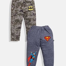YK X Minute Mirth Boys Pack Of 2 Printed Track Pants & Joggers-image-70