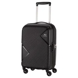 Kamiliant by American Tourister Kam Zakk Hard Luggage Bag 55 cm Black 4 Wheels 360° Spinner Smooth and Silent Wheels with Multi Step trolley Handle-image-27