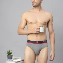 van heusen innerwear Van Heusen Men Solid Jaspe Textured No Marks Briefs 70009 image 5