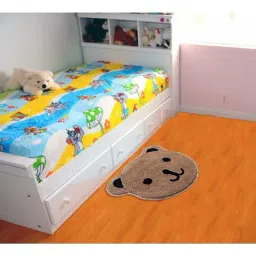 Saral Home Brown Microfibre 962 GSM Kids Floor Mat - Set of 1-image-89