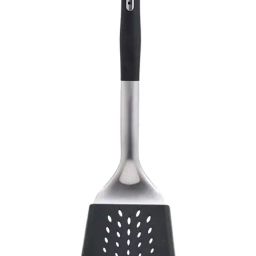 Bergner Master Pro Stainless Steel Slotted Turner (Black)-12