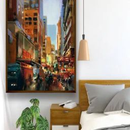 The Art House Abstract Multicolor Canvas Wall Painting-image-57