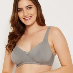 Clovia Grey Full Coverage Non-Padded Wireless Bra-image-68