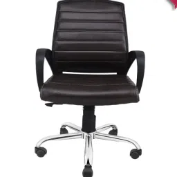 Adiko Systems Brown Smart Ergonomic Cushion Back Office Chair-92