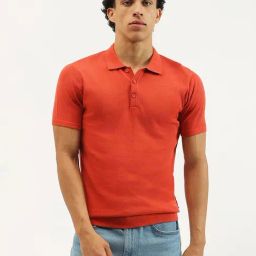 United Colors of Benetton Red Regular Solid Tshirt-image-41