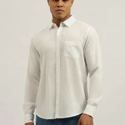 United Colors of Benetton White Regular Fit Shirt-picture-18
