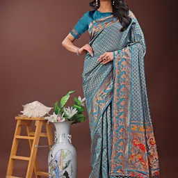 LeeliPeeri Designer Ethnic Motifs Woven Design Saree-image-70