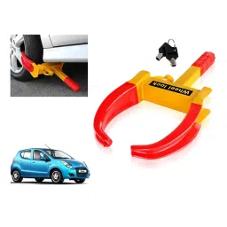 Auto Pearl Claw Type Adjustable Anti Theft Yellow, Red Wheel Clamp Lock for Audi A3-image-43
