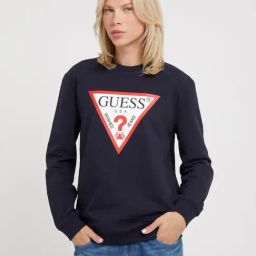 Guess Blue Regular Fit Print Sweatshirt-image-36