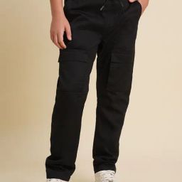 Jack & Jones Junior Boys Jet Black Trousers-image-85