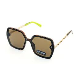 STEVE MADDEN Grey Square UV Protection Sunglasses for Women-image-58