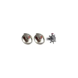 Dynamic Retail Global Set of 3 Ring for Men, Silver-Silver Alloy Ring ()-picture-17