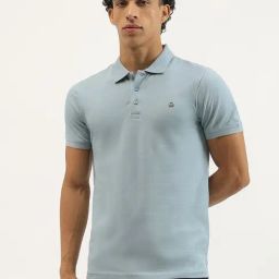 United Colors of Benetton Blue Regular Solid Tshirt-image-40