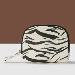 Accessorize London Balck & White Printed Pouch-picture-4