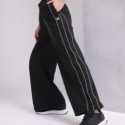 HRX by Hrithik Roshan Women Contrast Piping Rapid-Dry Flared Training Track Pants-22