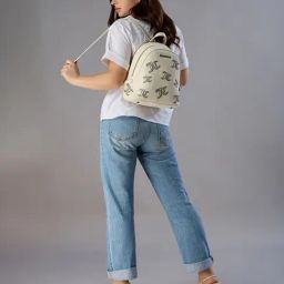 Juicy Couture Off White Amata Textured Backpack-picture-9
