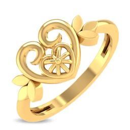 Kisna Diamond & Gold Jewellery 14k Pure Gold Hearthalia for Women-picture-23