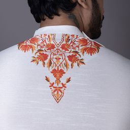 DEVOILER Men Ethnic Motifs Printed Kurta image 5