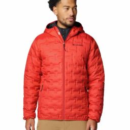 Columbia Orange Polyester Relaxed fit Hooded Jacket-image-57