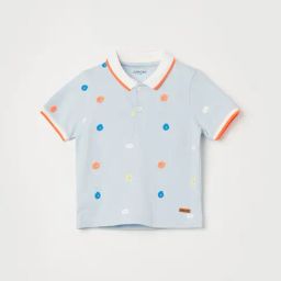 Juniors by Lifestyle Baby Boys Blue Polo T-Shirt-image-40