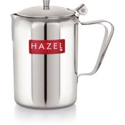 HAZEL Stainless Steel Strong and Sturdy, Spill Proof Coffee Serving Pot with Handle & Lid (650 ML)-image-81