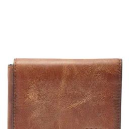 Fossil Brown Distressed Leather Card Holder-image-50